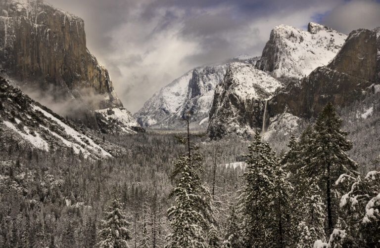 Yosemite  Valley in Snow
